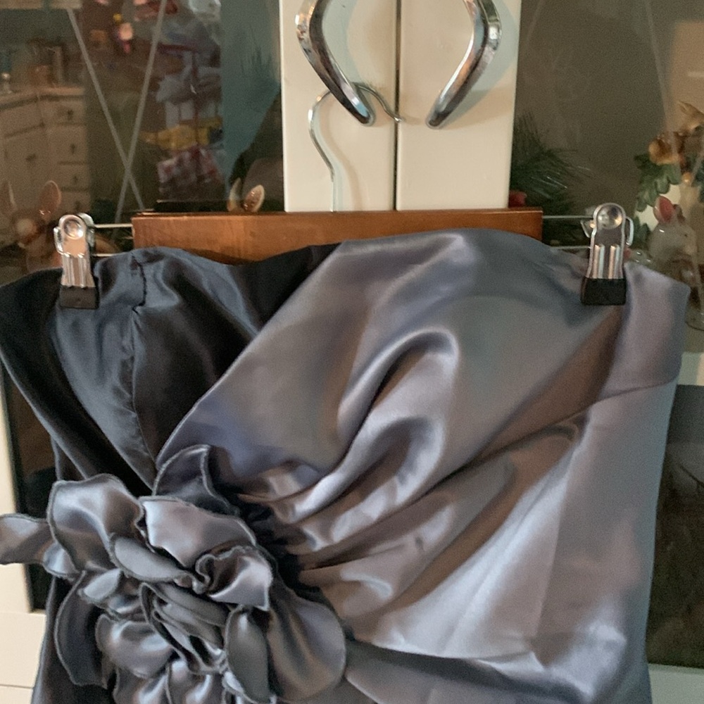 Onyx Nite sz 8 strapless dress euc formal evening - Picture 3 of 7
